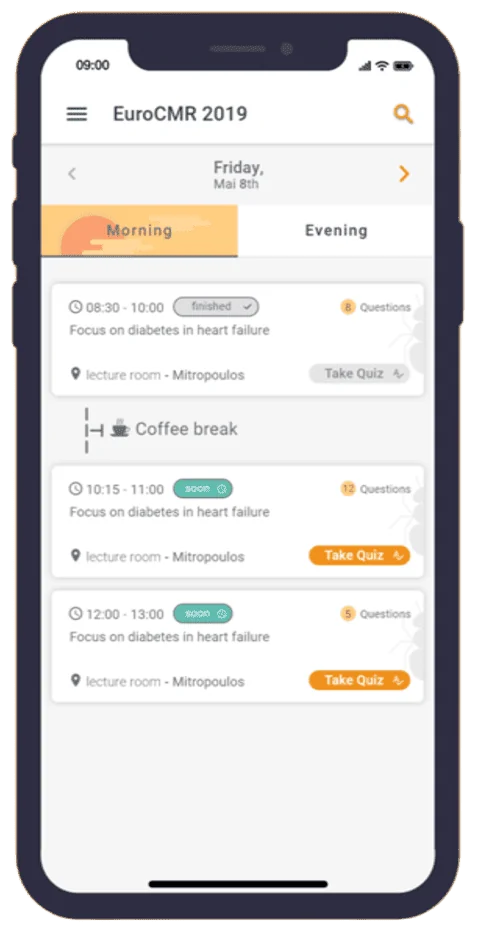 Eventizer – schedule